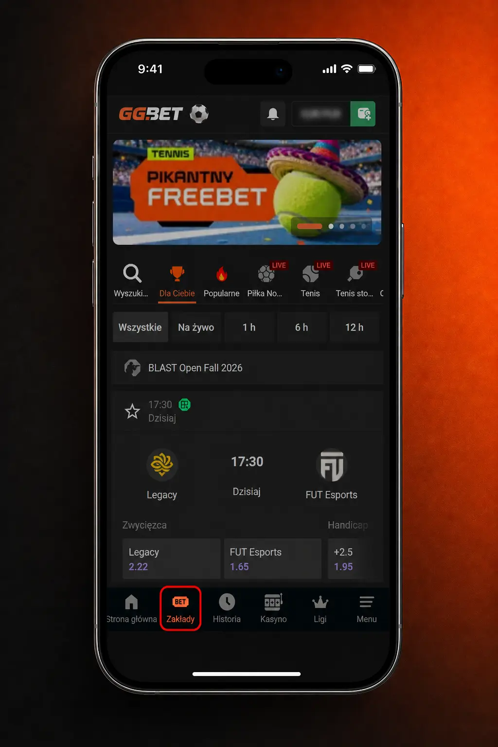 Aplikacja GGbet na Androida do zakładów na koszykówkę – kursy NBA i EuroLeague oraz powiadomienia push w telefonie
