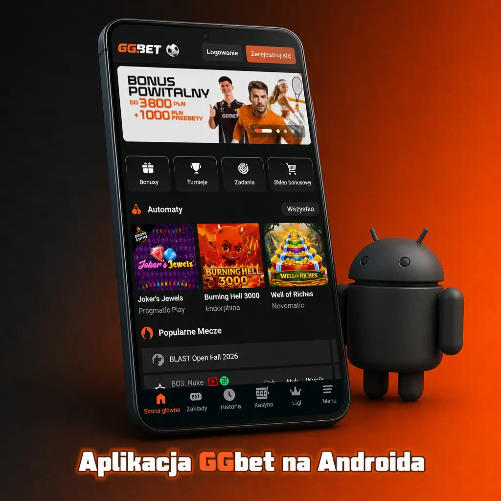 Aplikacja GGbet na Androida – pobierz bezpłatnie i graj w zakłady sportowe oraz gry kasynowe online