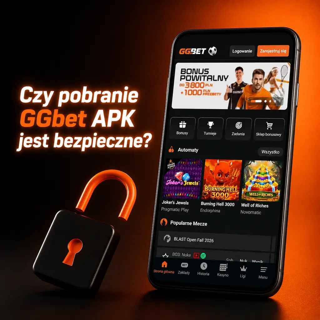 Bezpieczeństwo aplikacji GGbet APK - licencja Curacao i szyfrowanie SSL 256-bit chroniące dane użytkowników