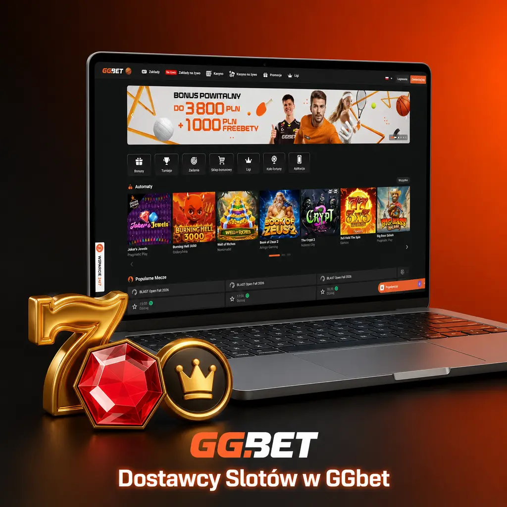 Dostawcy slotów w GGbet – ponad 60 licencjonowanych producentów gier, w tym Pragmatic Play, NetEnt i Microgaming