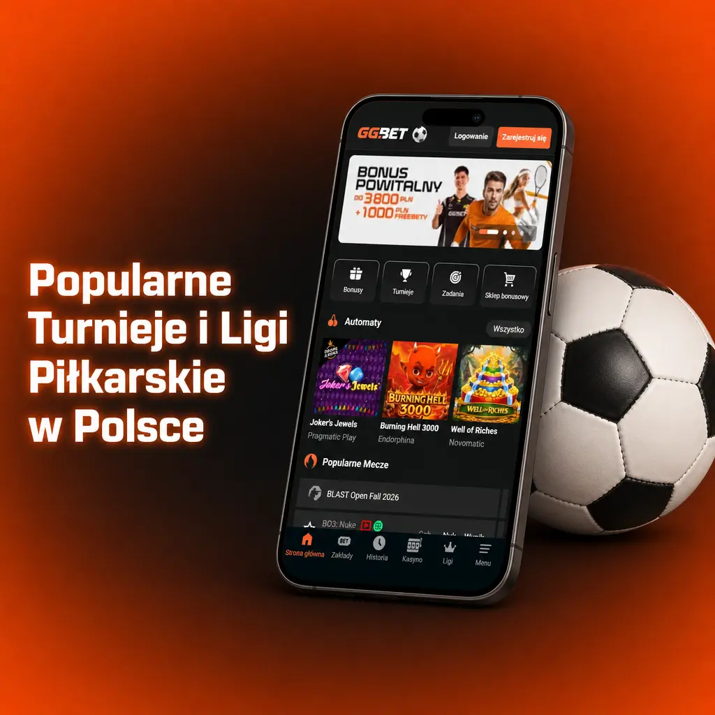 Mundial FIFA 2026, Liga Mistrzów, Ekstraklasa i inne topowe ligi piłkarskie dostępne w ofercie bukmacherskiej GGbet