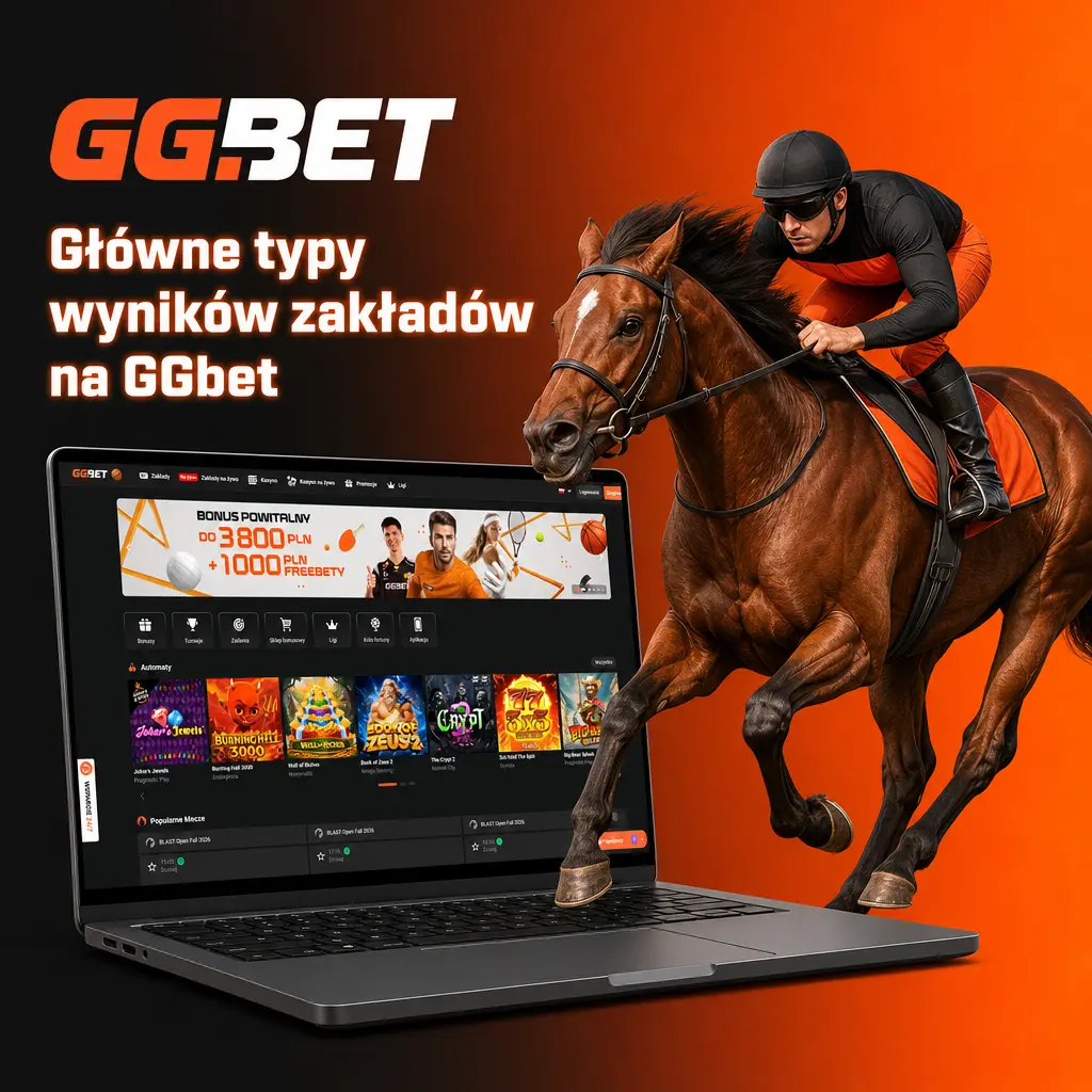Główne typy wyników zakładów na GGbet: 1X2, Over/Under, handicap i BTTS wyjaśnione na przykładach.
