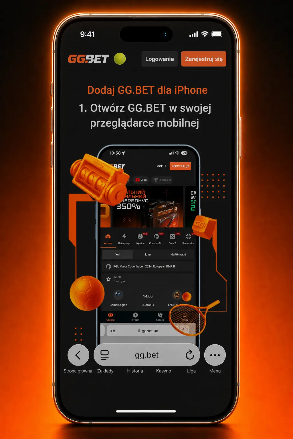 Instrukcja pobierania i instalacji aplikacji GGbet na urządzeniach iOS w przeglądarce Safari
