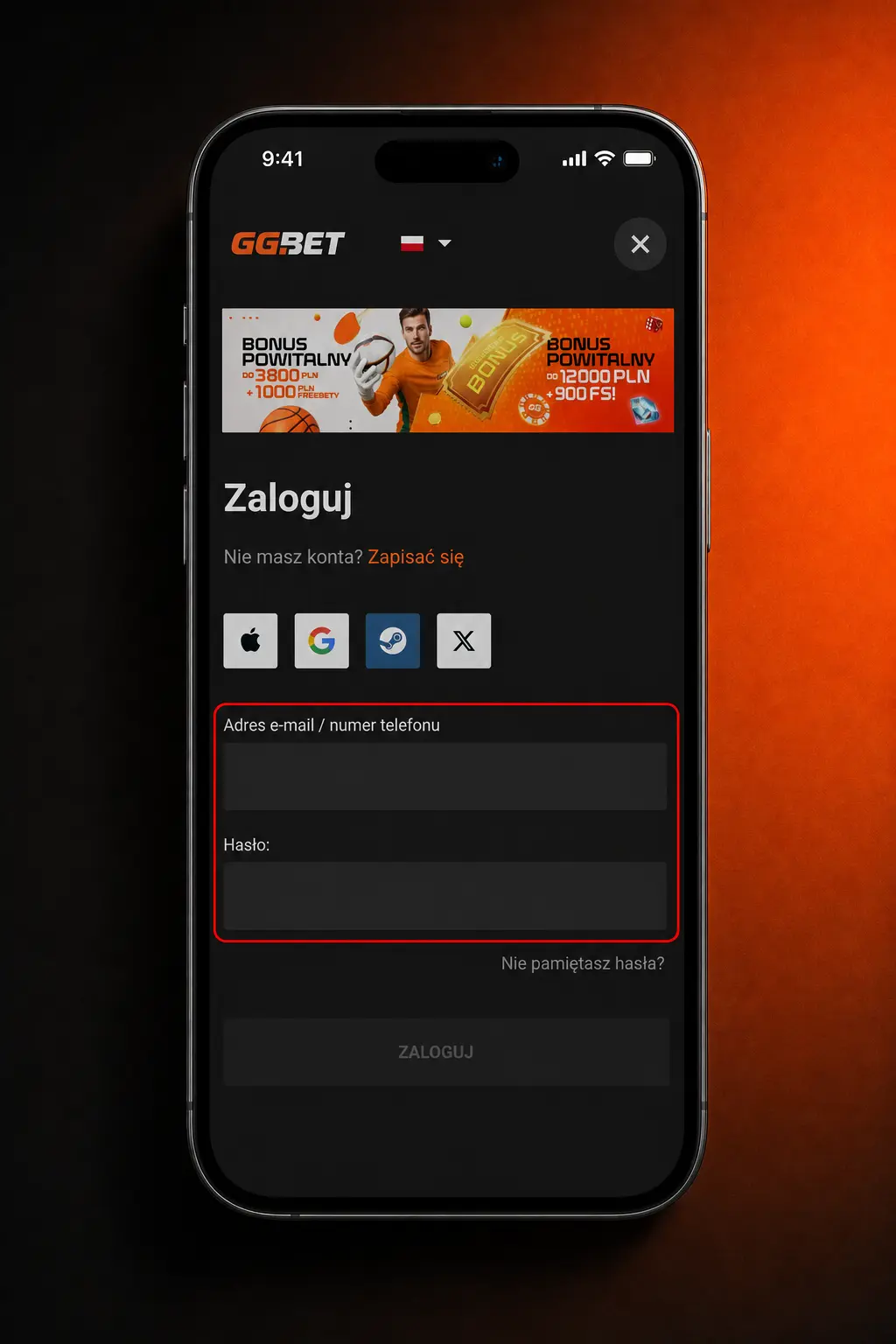 Logowanie do konta GGbet – proces logowania przez przeglądarkę i aplikację mobilną krok po kroku