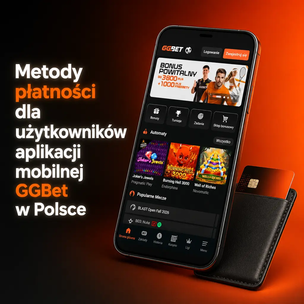 Tabela limitów wpłat i wypłat w PLN dla metod płatności w aplikacji mobilnej GGbet w Polsce