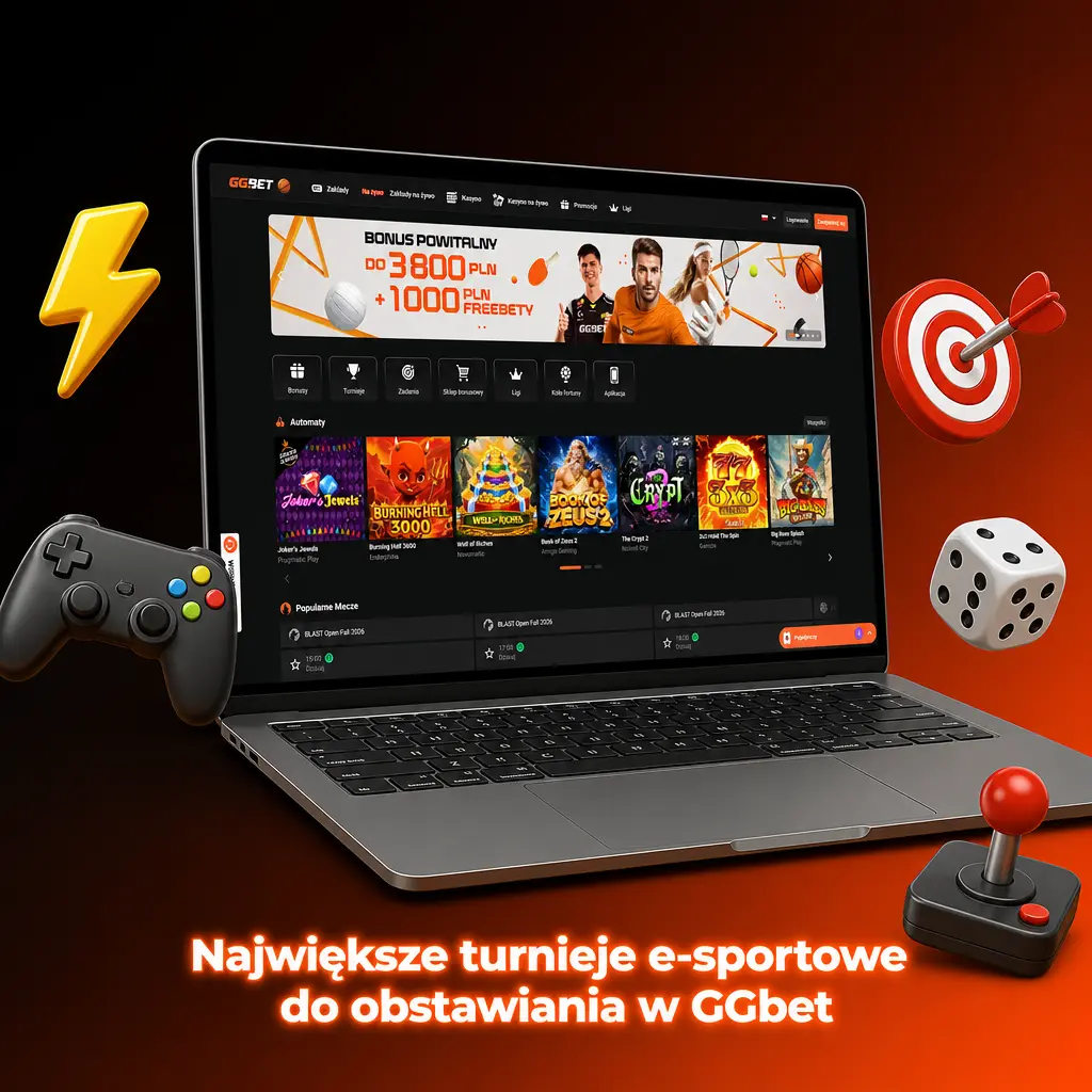 Największe turnieje e-sportowe do obstawiania w GGbet - CS2, Dota 2, LoL, Valorant i inne gry z kursami bukmacherskimi