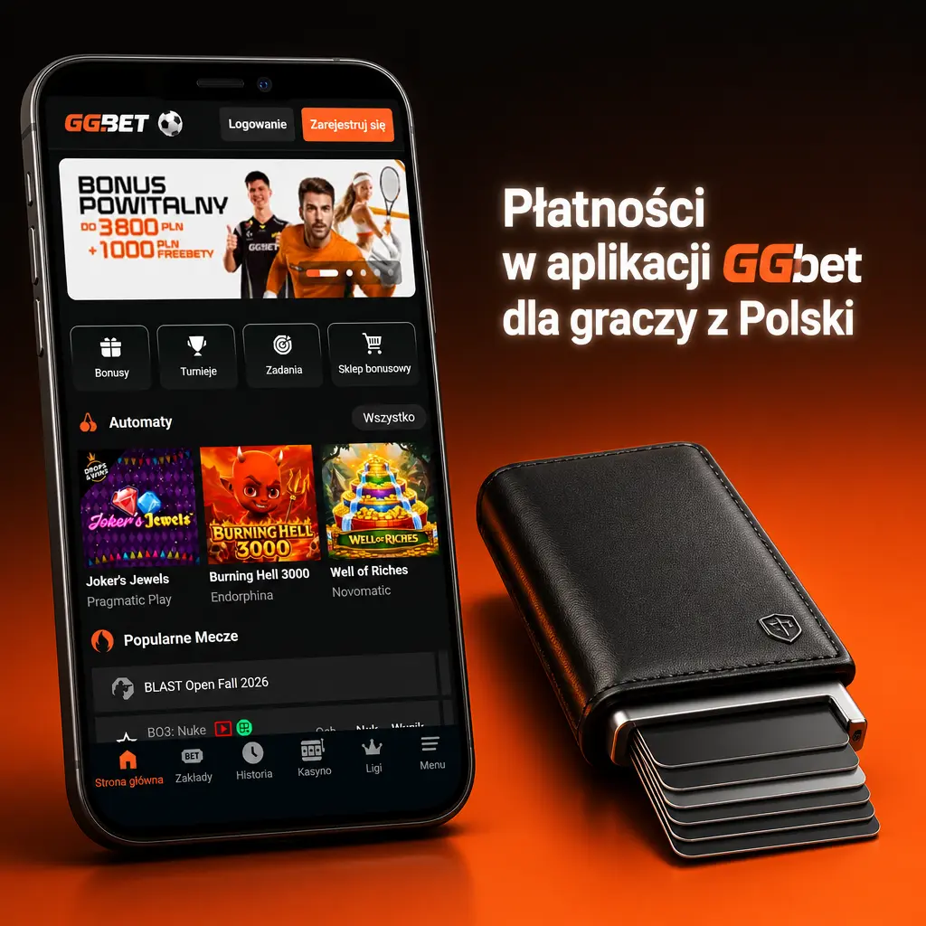 Metody płatności w aplikacji GGbet dla polskich graczy: karty, portfele elektroniczne i inne opcje wpłat i wypłat