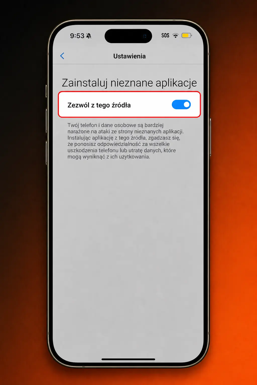 Instrukcja pobierania i instalacji pliku APK aplikacji GGbet z grą Aviator na telefonie z Androidem