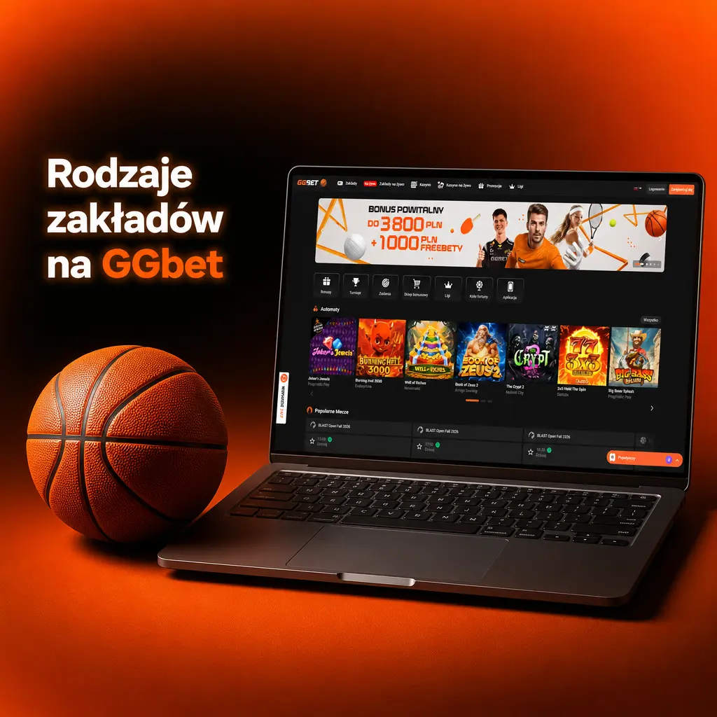 Rodzaje zakładów sportowych na GGbet: pojedynczy, systemowy i ekspresowy wraz z przykładami obliczania wygranej.