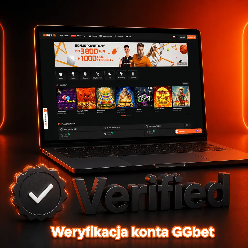 Weryfikacja konta GGbet – proces potwierdzania tożsamości, adresu i metody płatności gracza przed wypłatą środków
