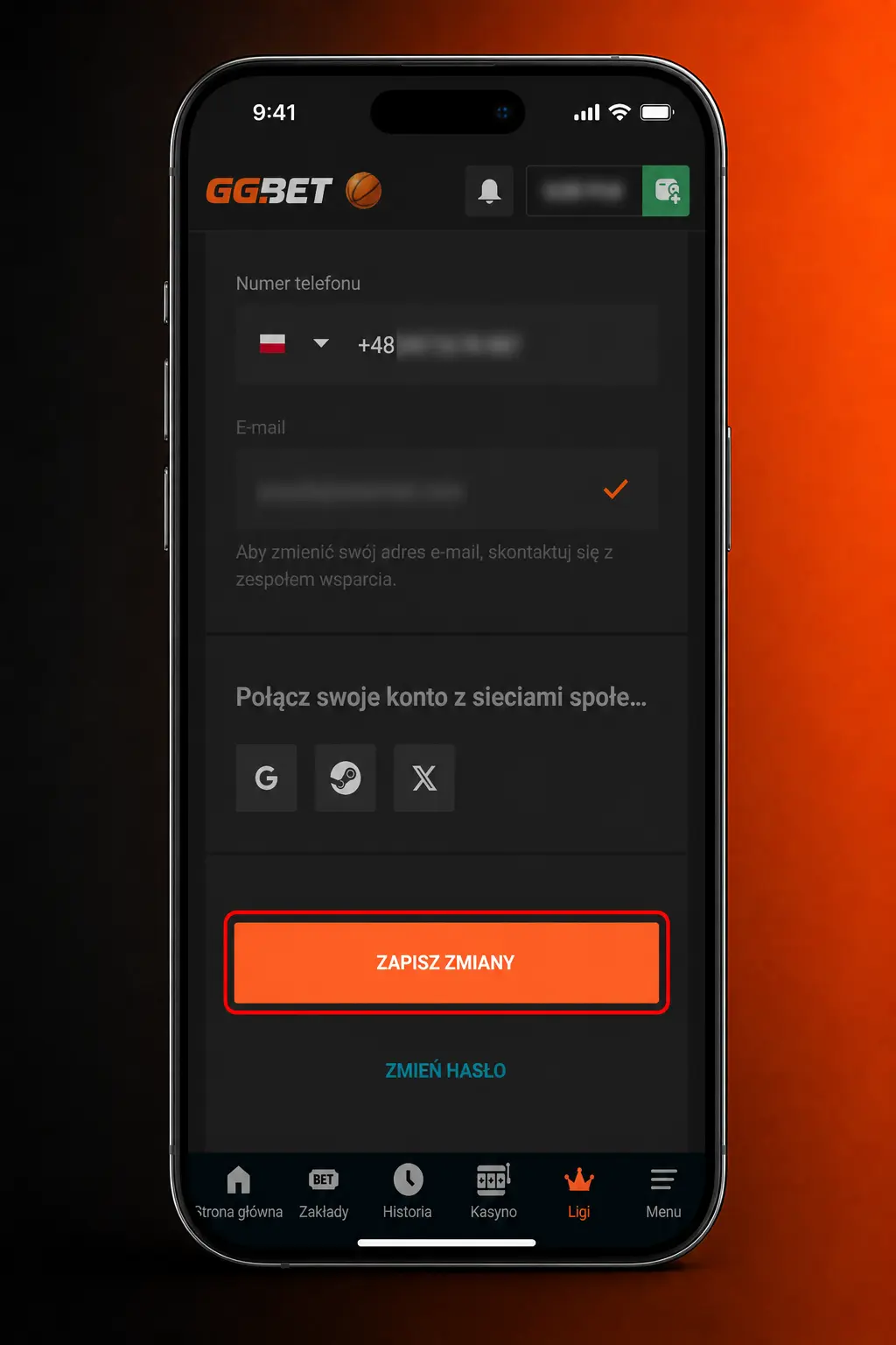 Instrukcja krok po kroku obstawiania zakładów w aplikacji GGbet na smartfonie
