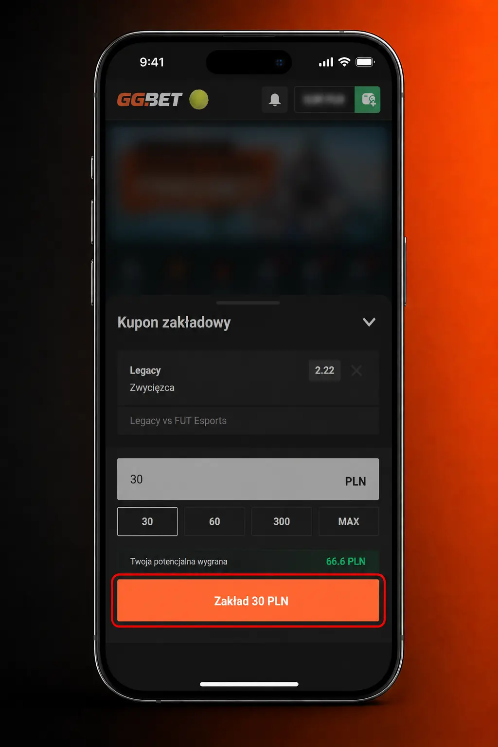 Instrukcja krok po kroku, jak obstawiać zakłady w aplikacji GGbet na telefonie.