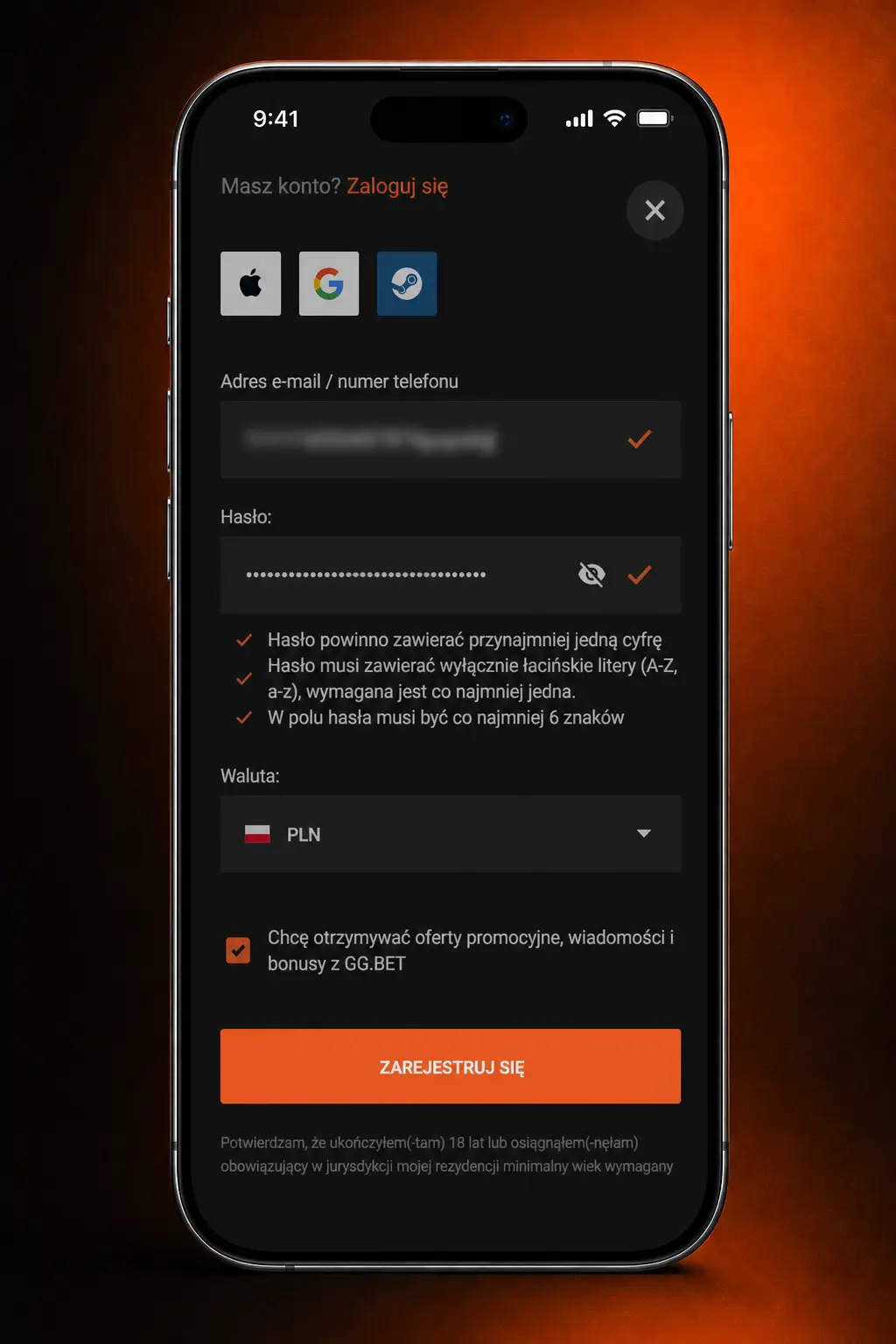 Aplikacja mobilna GGbet na Android i iOS do zakładów e-sportowych na żywo i przedmeczowych