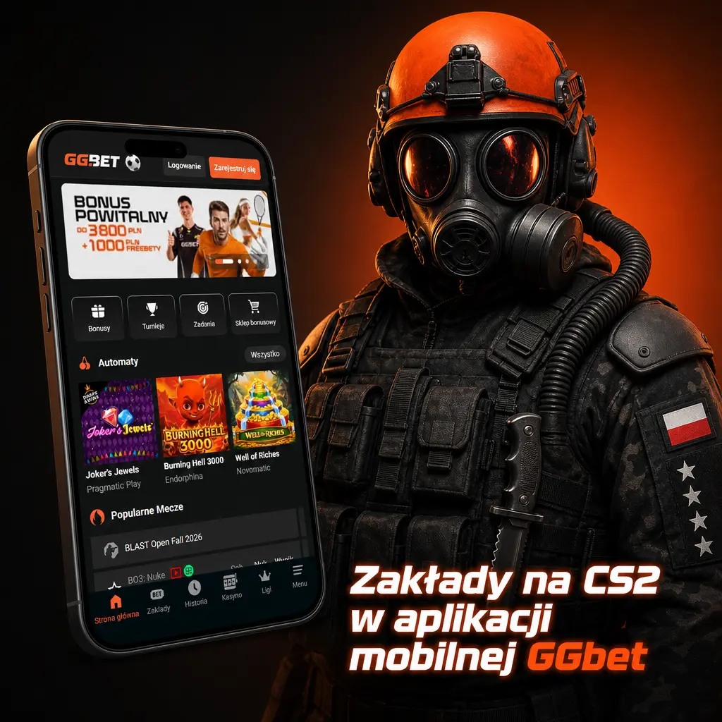 Zakłady na CS2 w aplikacji mobilnej GGbet na Androida i iOS – szybkie stawianie kuponów live i przedmeczowych
