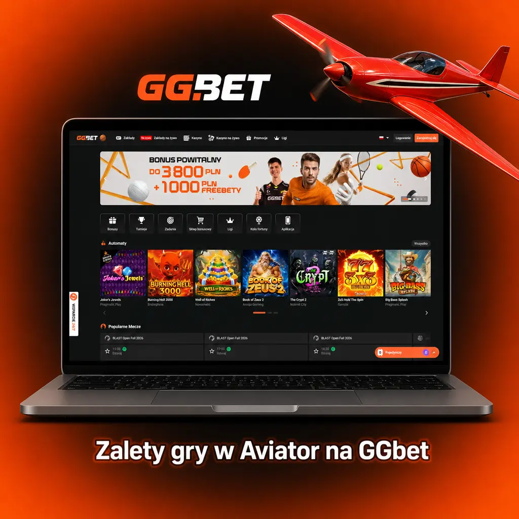 Zalety gry w Aviator na GGbet: szybkie rundy, niski próg wejścia, tryb demo, bonus powitalny i wsparcie po polsku.